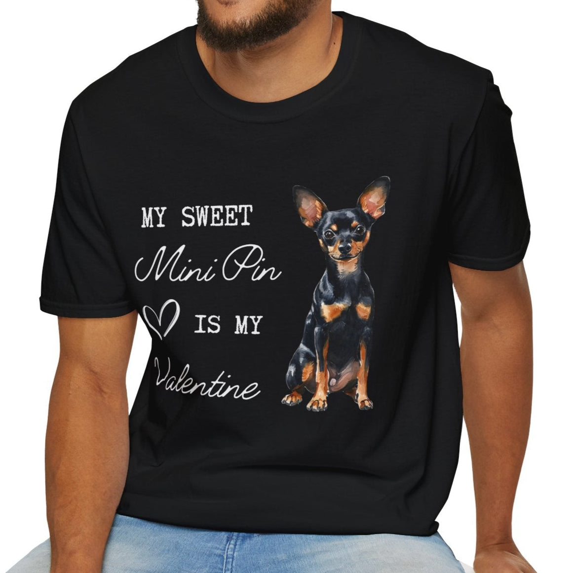 Miniature Pinscher Lover Valentine's Shirt