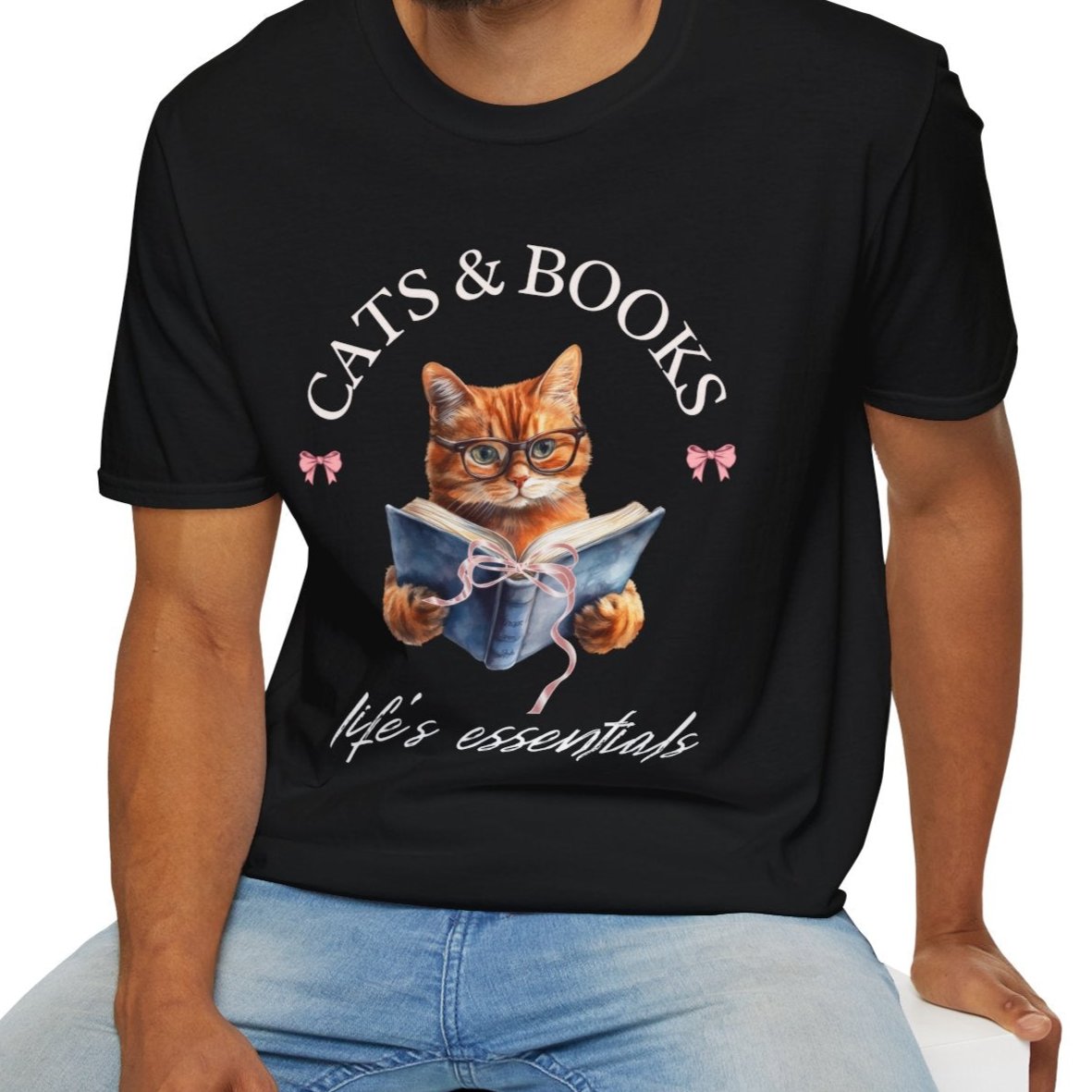 Cats And Books T-shirt