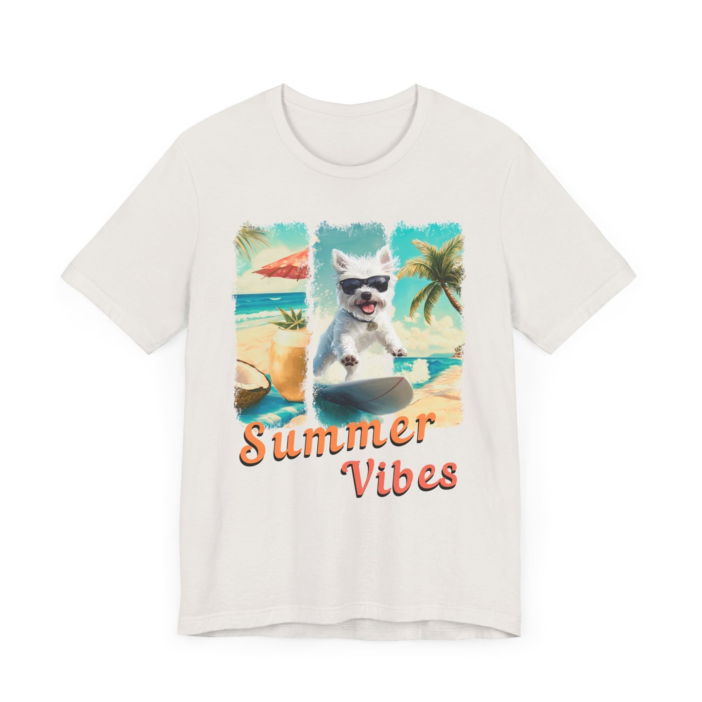 Summer Vibes – Surf Squad – Westie T-Shirt