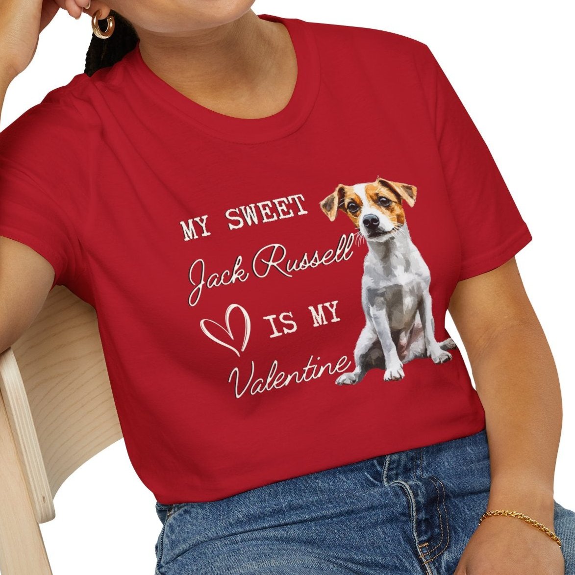 Jack Russell- My Sweet Jack Russell is My Valentine - T-shirt