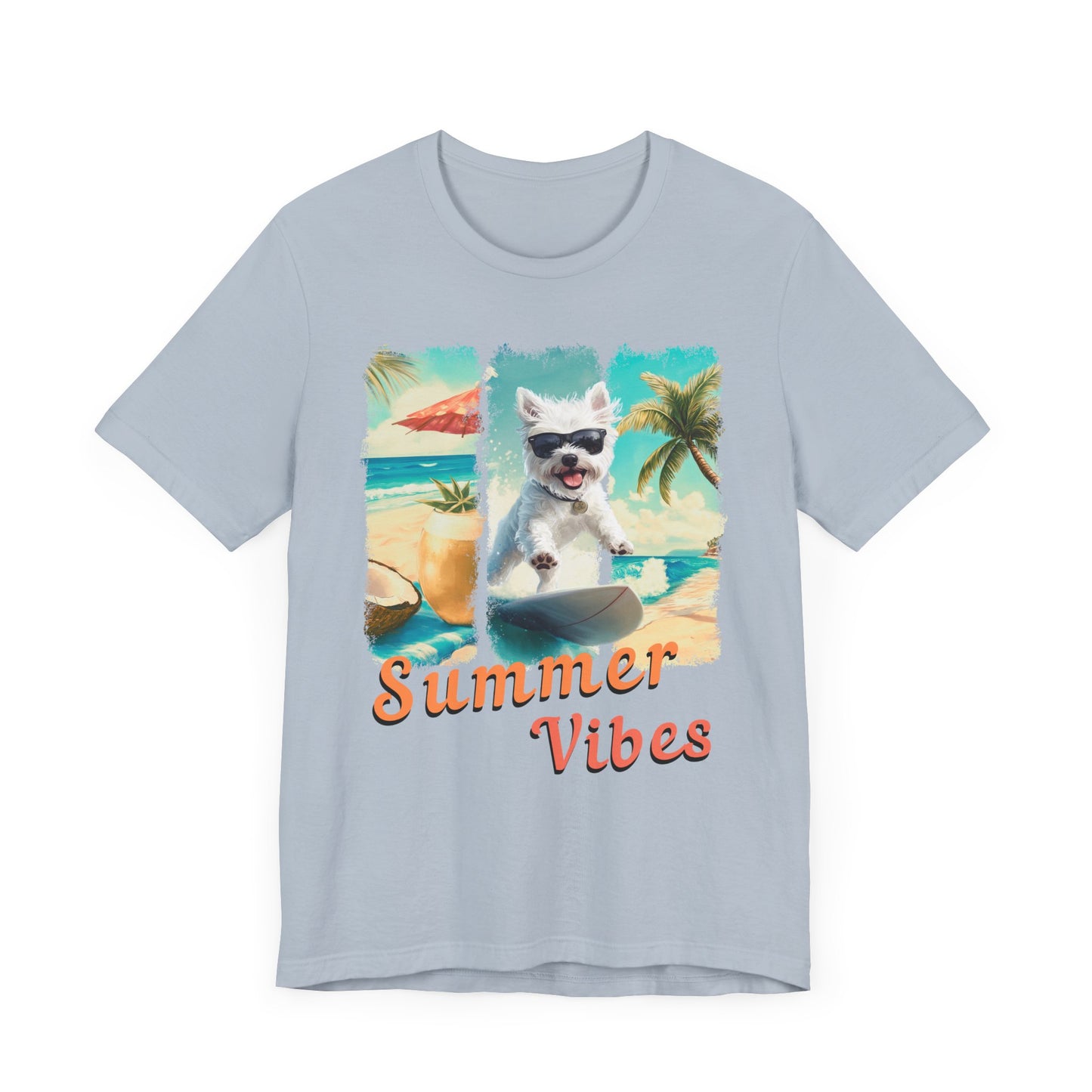 Summer Vibes – Surf Squad – Westie T-Shirt