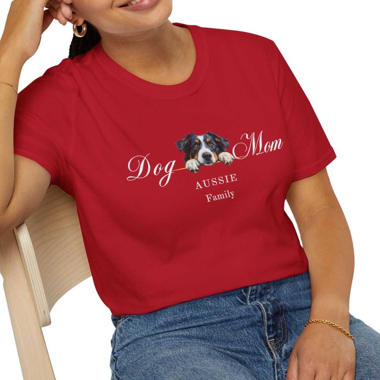 australian shepherd mom t-shirt, aussie lover gift