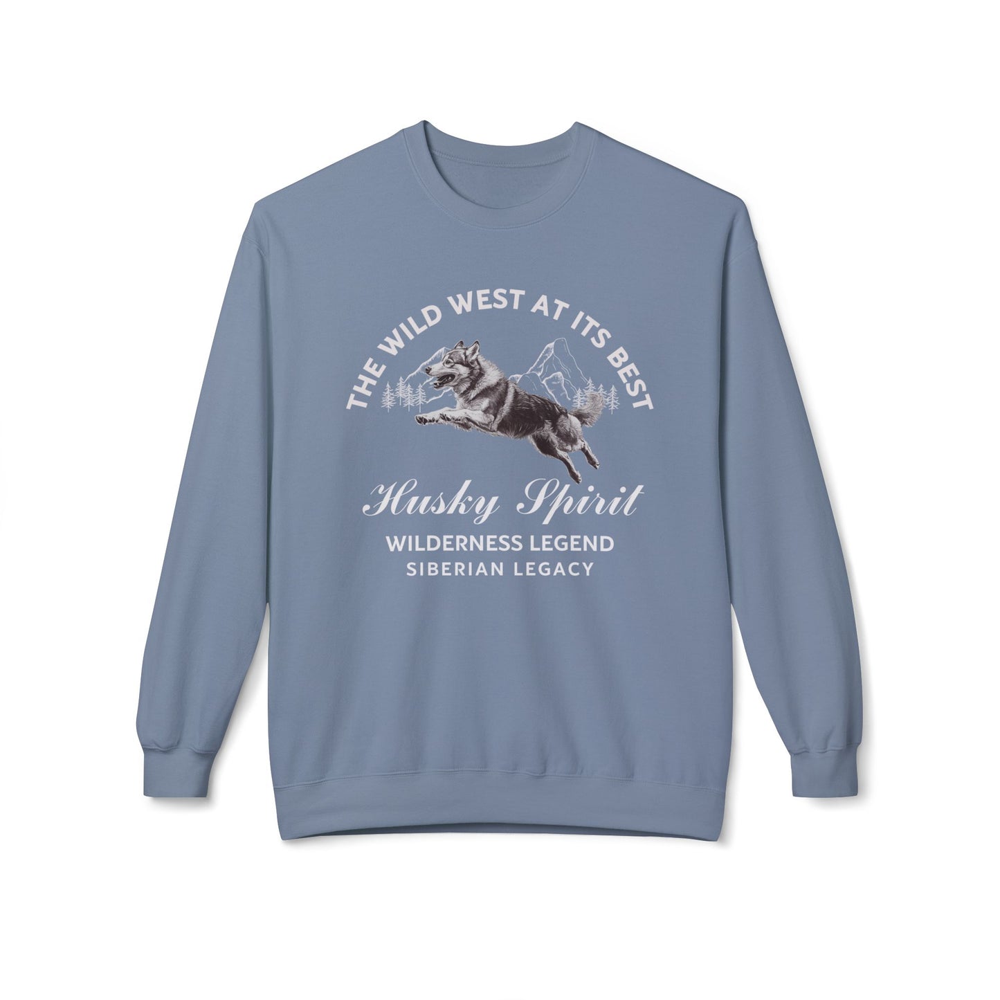 Siberian Husky Spirit – Wild West Edition Sweater