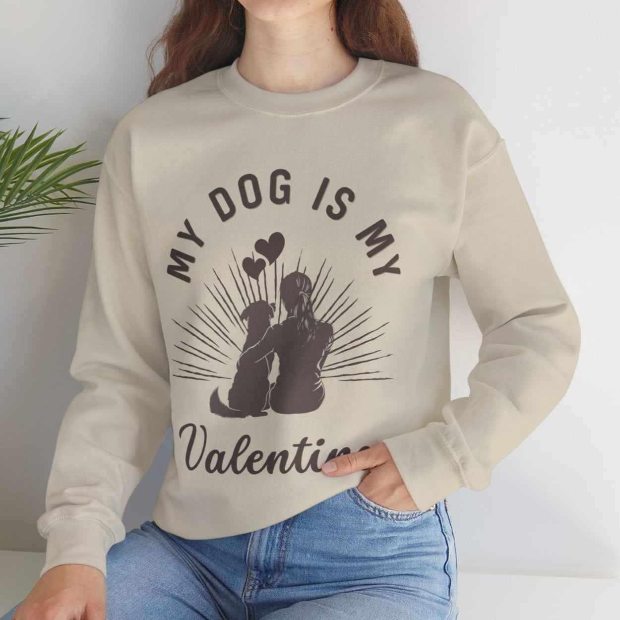 My Dog, My Valentine - Dog Mom Edition Sweater