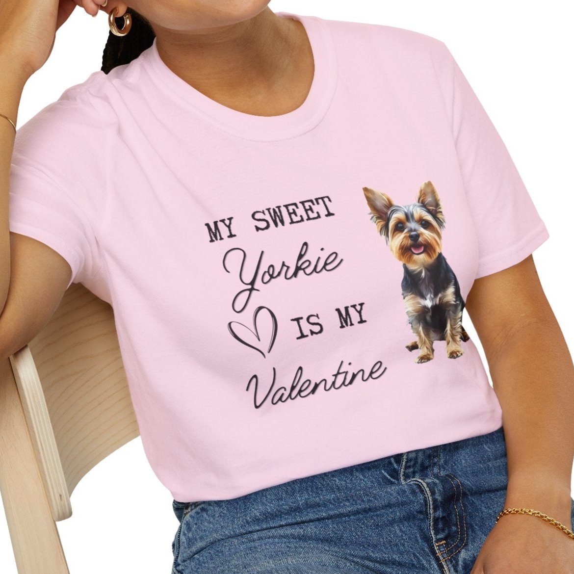 Yorkshire Terrier - My Sweet Yorkie is My Valentine - T-shirt