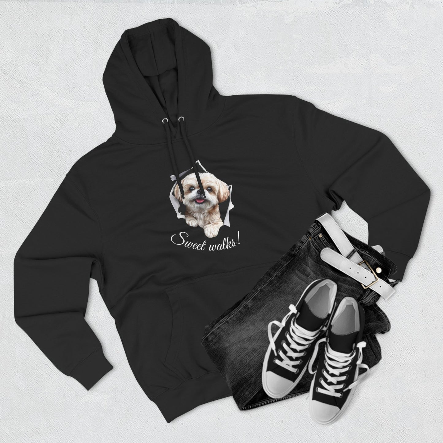 Sweet Walks Maltese Puppy Hoodie