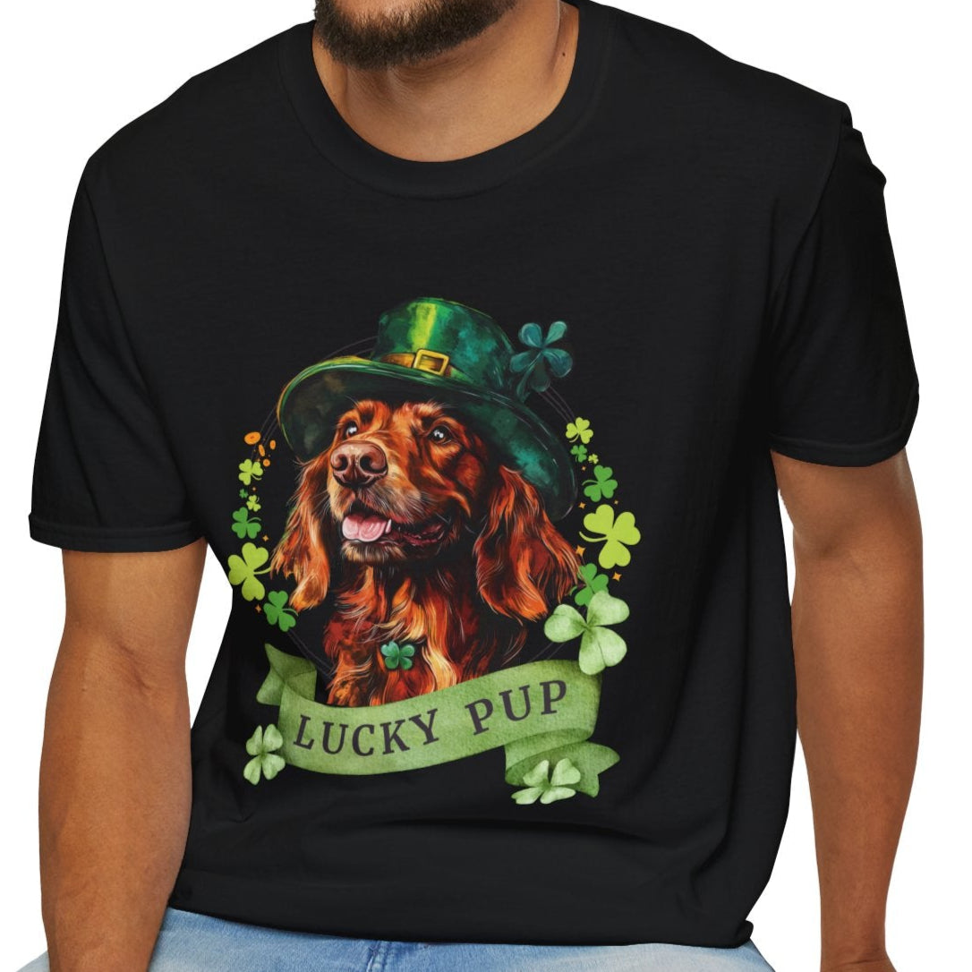 irish setter lover st. patrisk's day tee