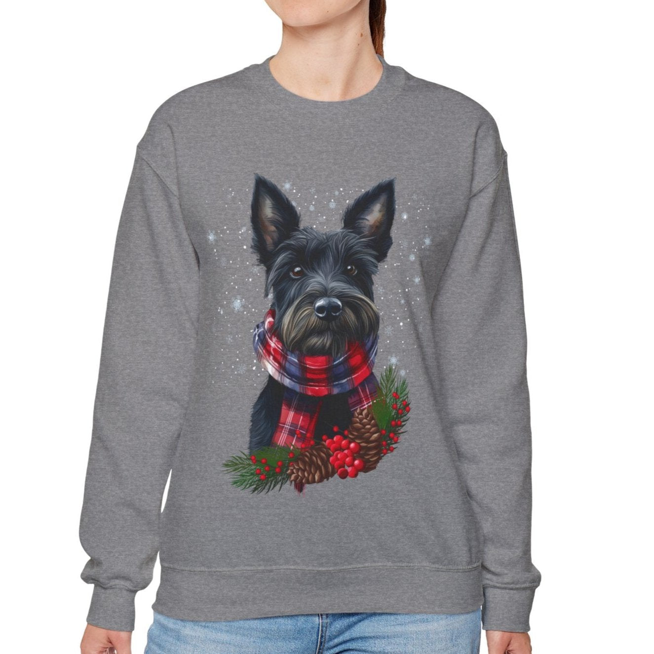 Scottish Terrier - Festive Scottie Sweater