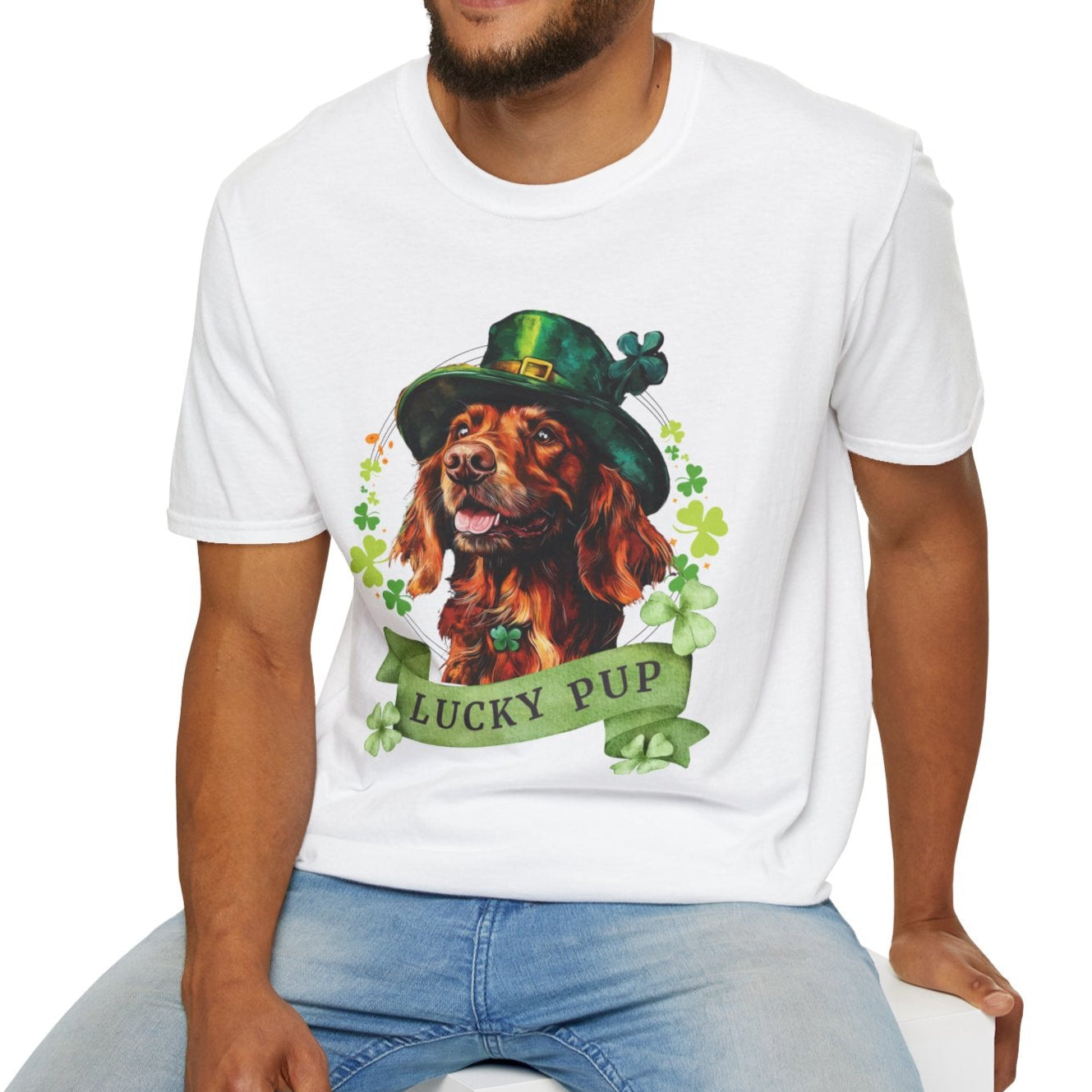 irish setter lover st. patrisk's day tee