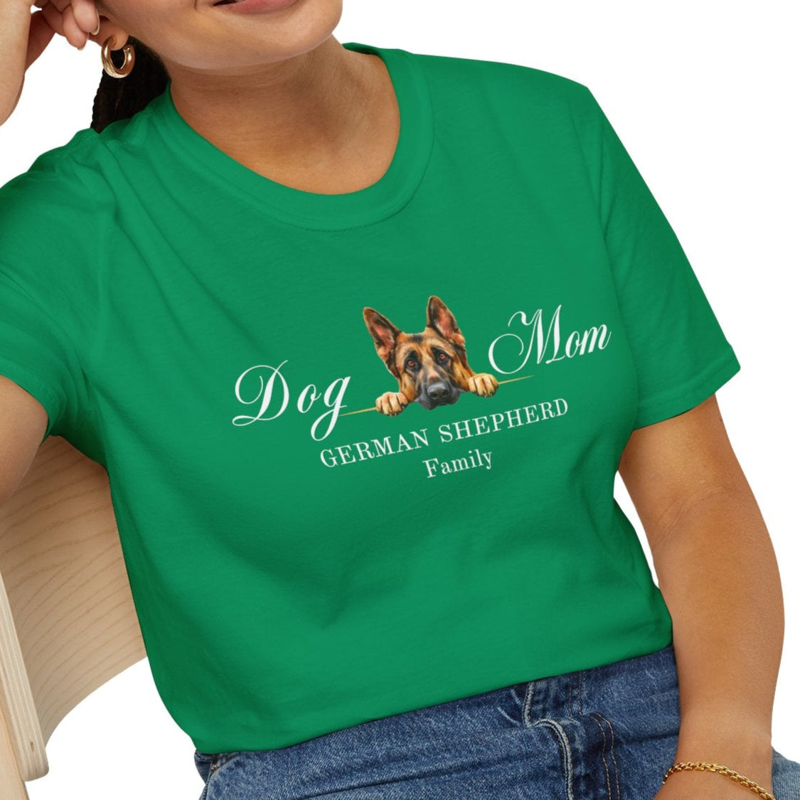 german shepherd dog mom t-shirt