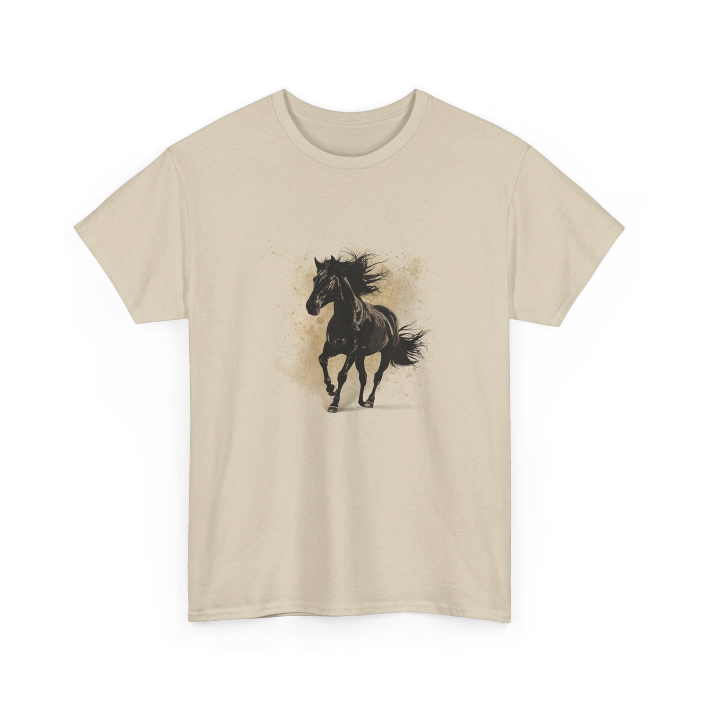 "Horse in the Sand" Unisex Cotton Tee