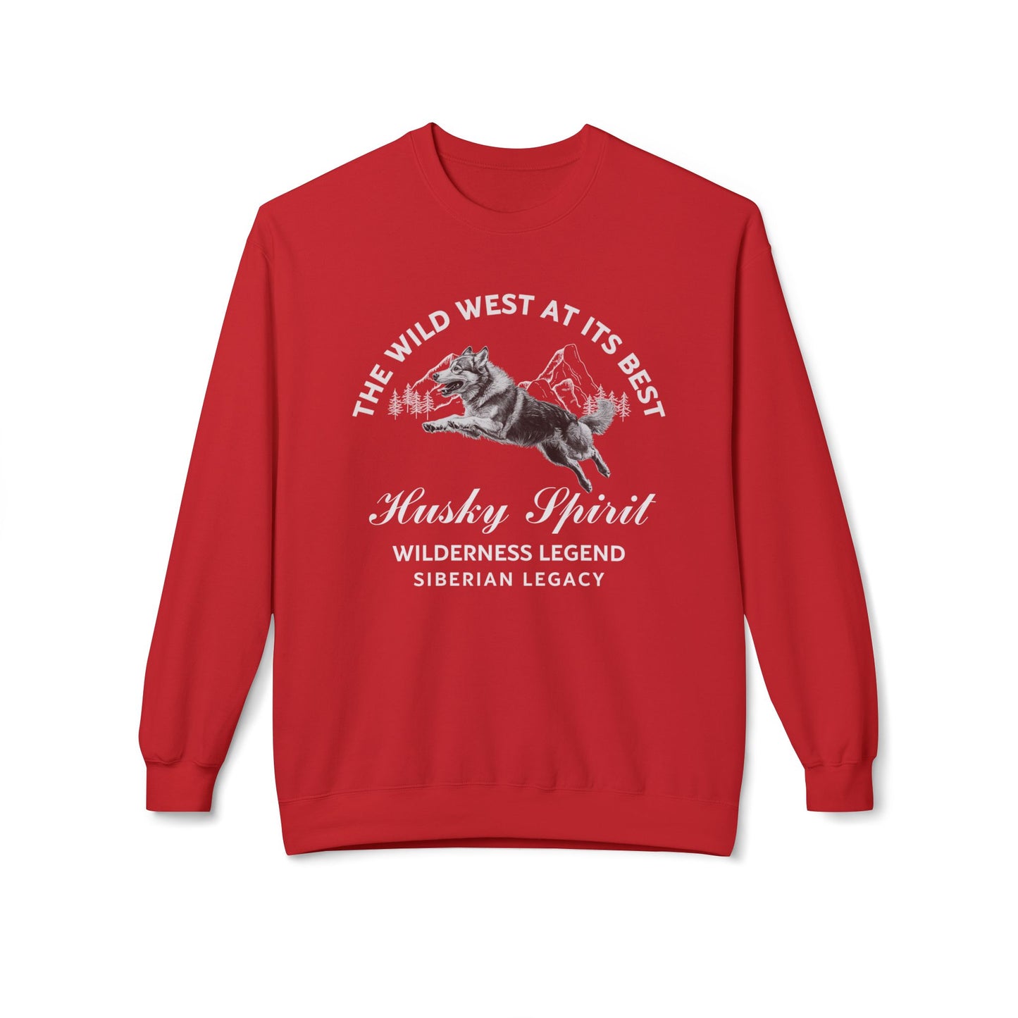 Siberian Husky Spirit – Wild West Edition Sweater