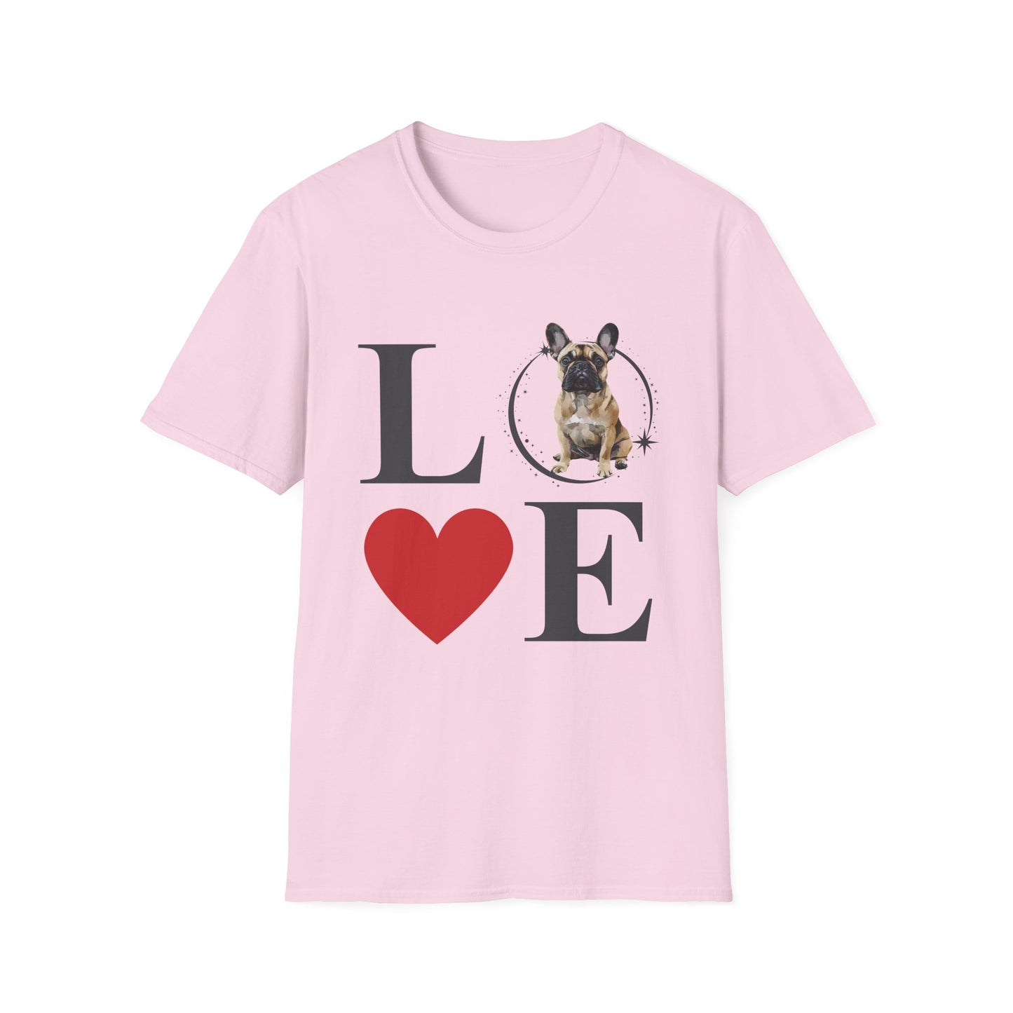 French Bulldog (Fawn) - Frenchie Love - T-shirt