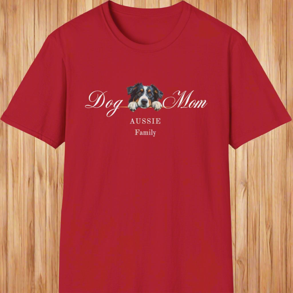 australian shepherd mom t-shirt, aussie lover gift