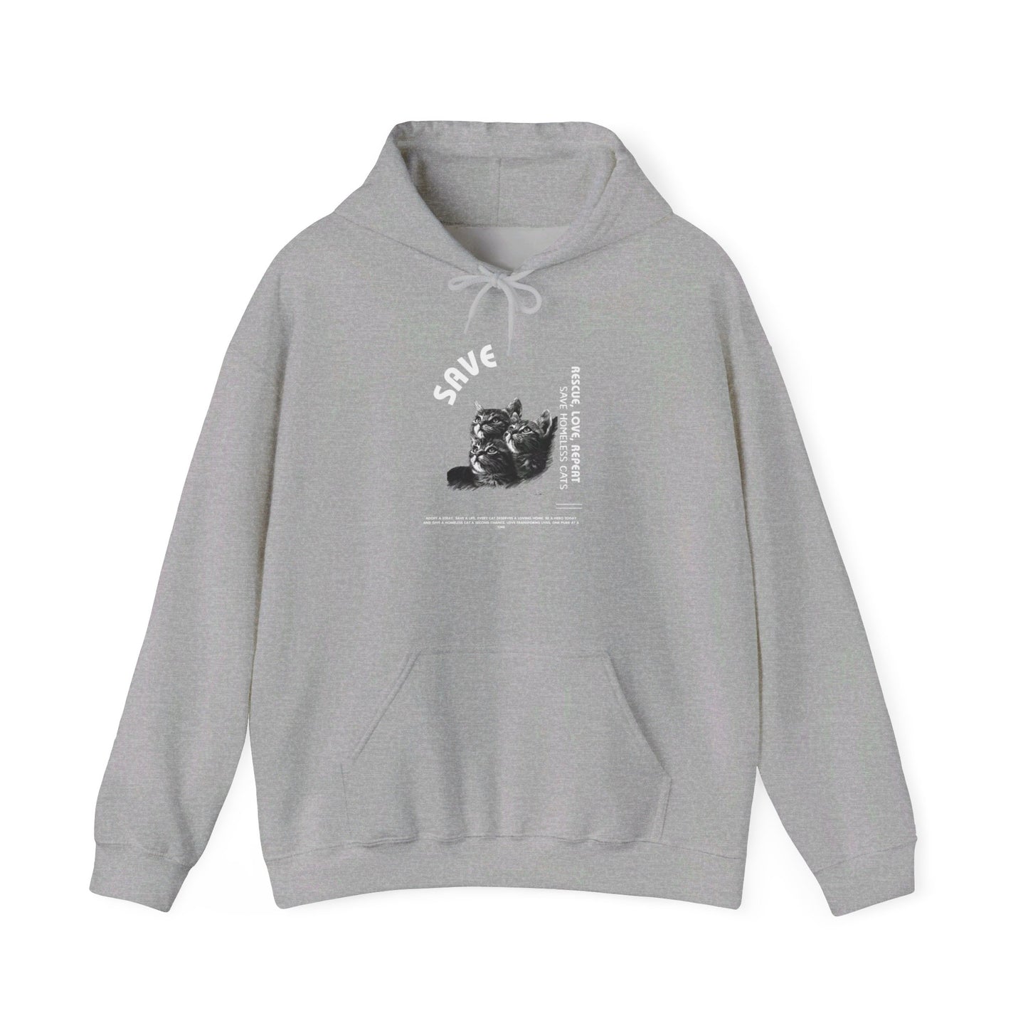 "Save Cats" Unisex Heavy Blend™ Hooded Sweatshirt