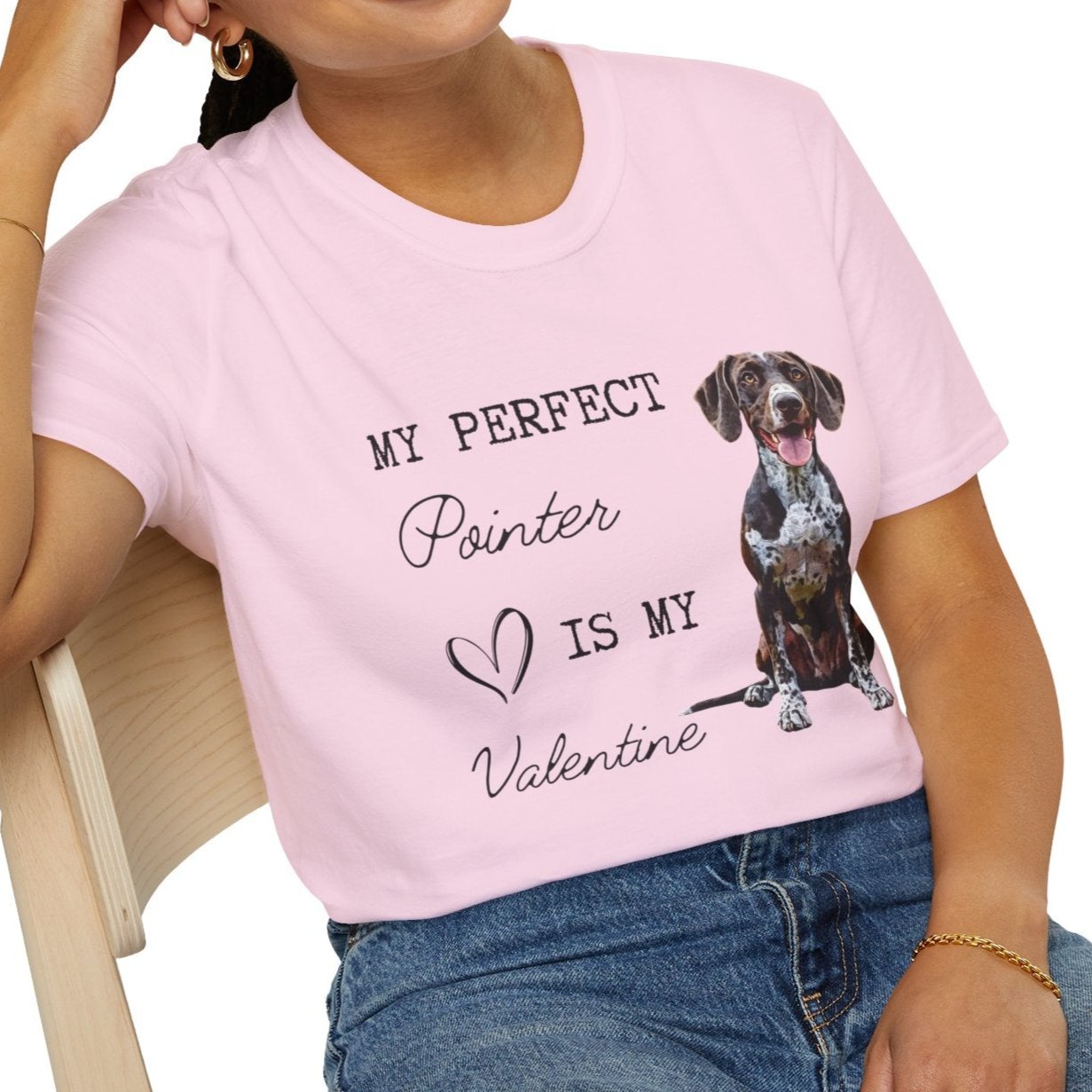 German Shorthaired Pointer - My Perfect Pointer is My Valentine - T-shirt