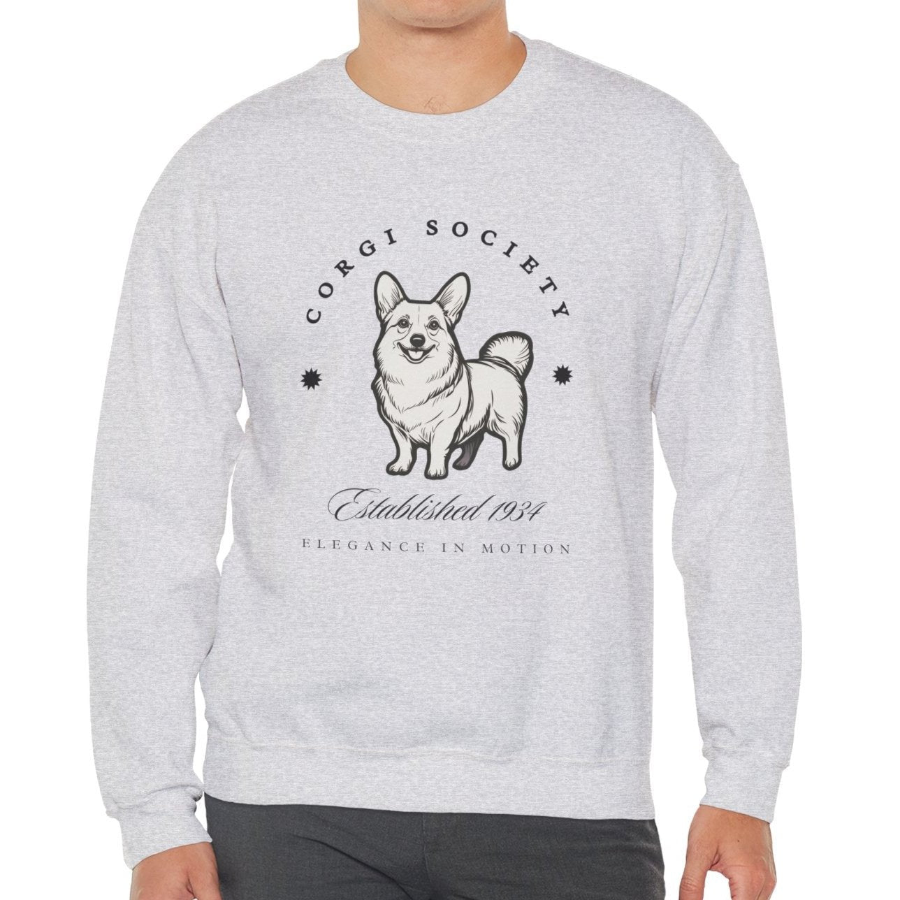 Corgi Society Retro-Style Sweatshirt