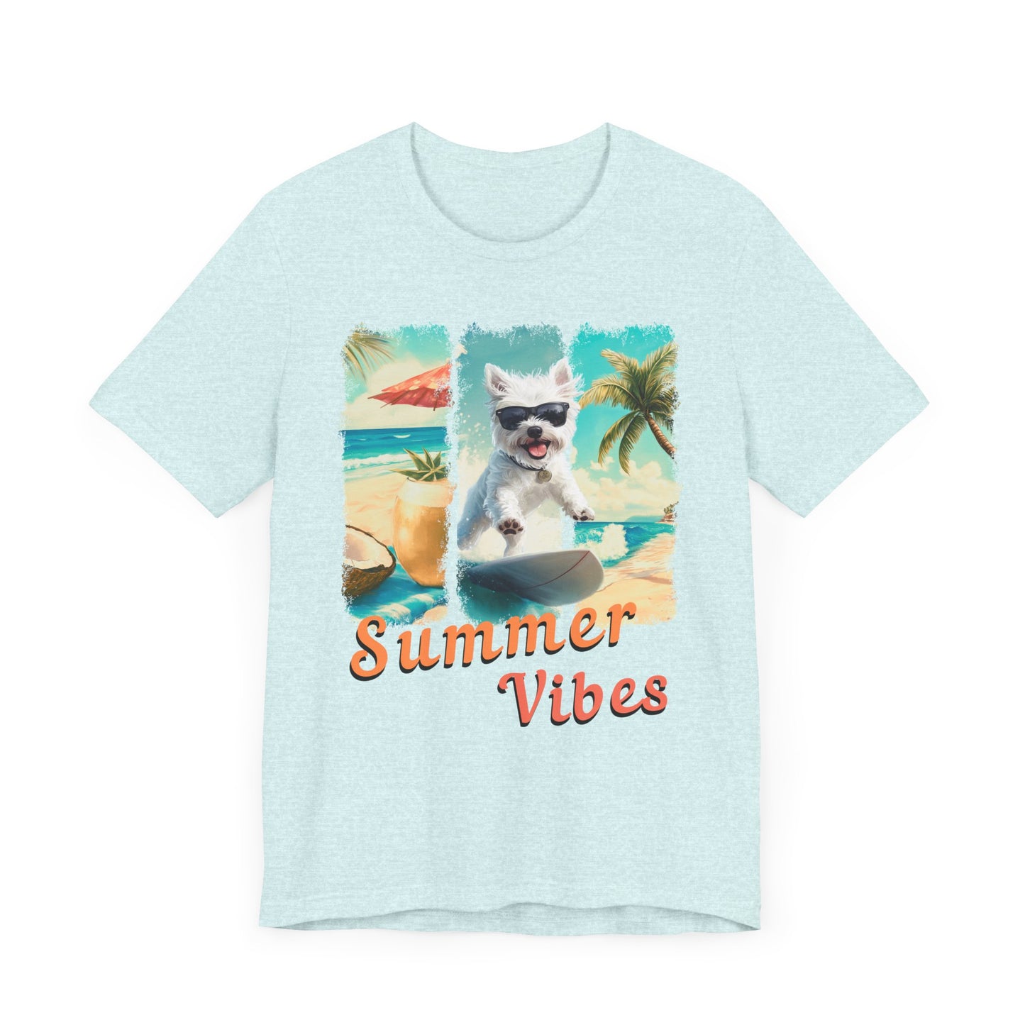 Summer Vibes – Surf Squad – Westie T-Shirt