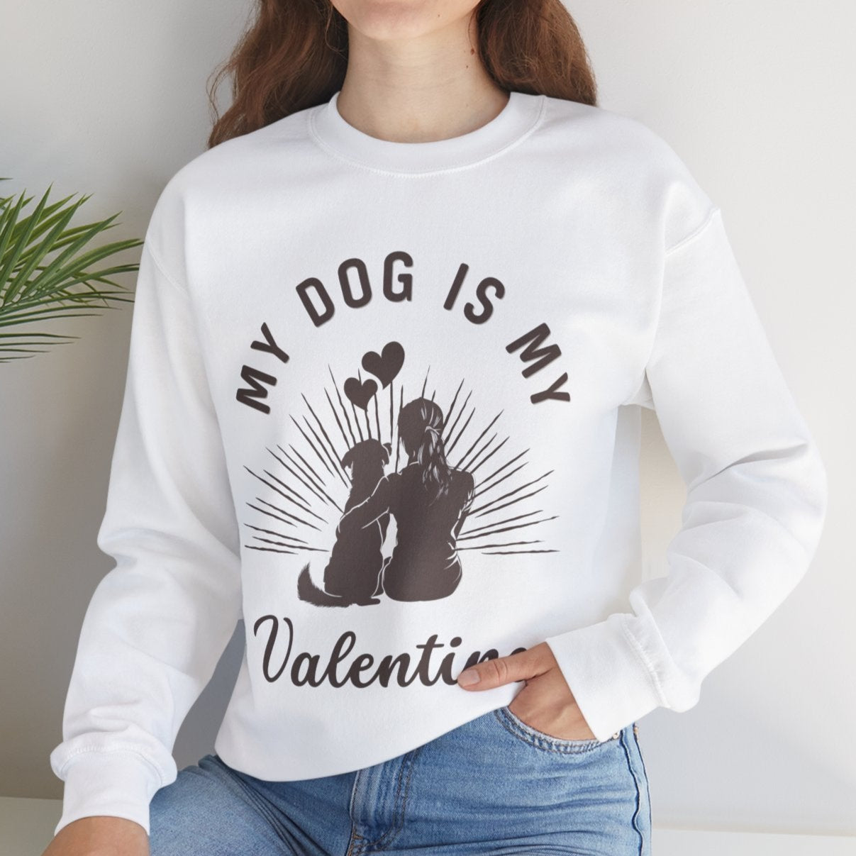 My Dog, My Valentine - Dog Mom Edition Sweater