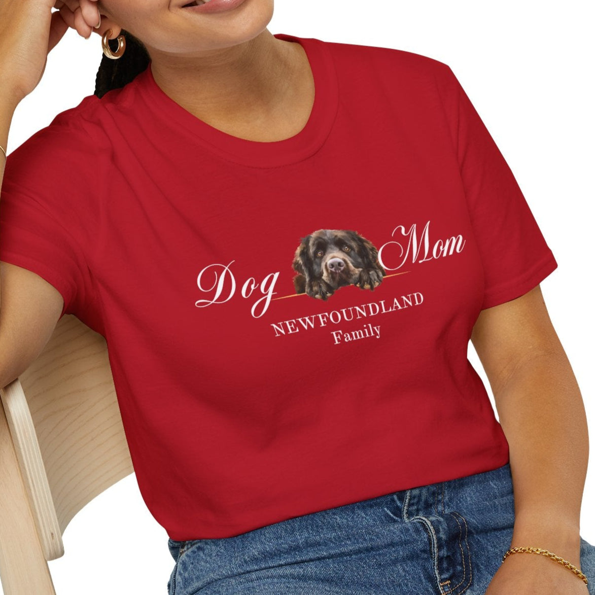 newfoundland mom t-shirt, valentine's gift , mother's day gift for dog mom