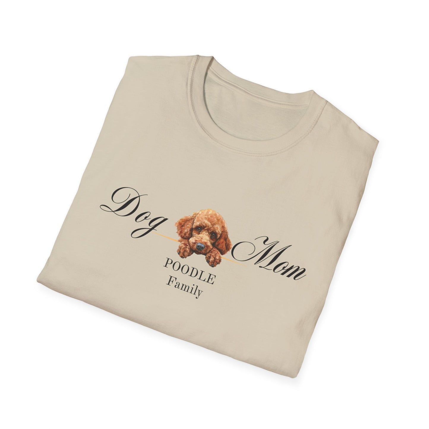 Poodle - Brown Poodle Dog Mom T-Shirt