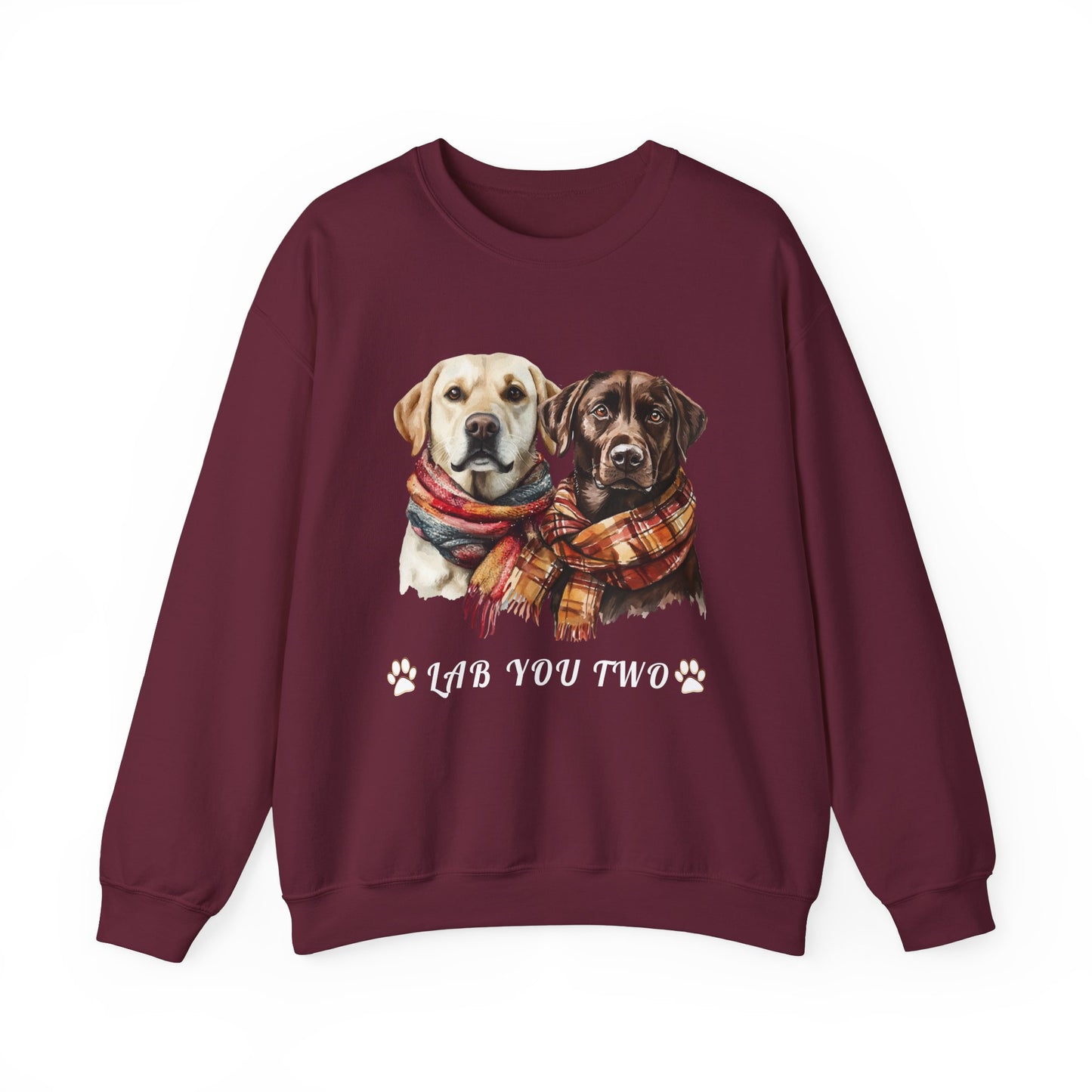 "Lab You Two" Labrador Sweatshirt – A Perfect Gift for Dog Lovers