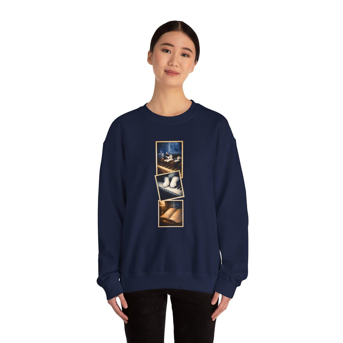 Unisex Heavy Blend™ Crewneck Sweatshirt for cat lovers