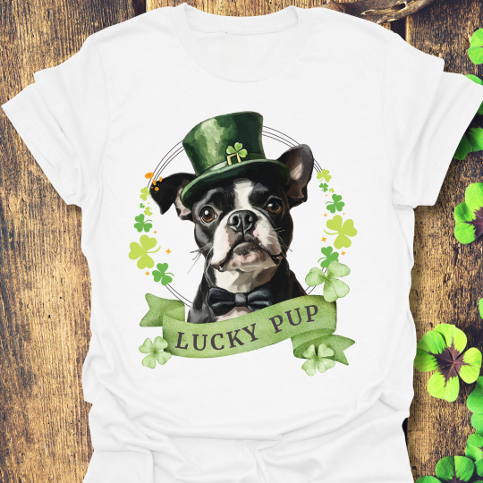 boston terrier lover st. patrick's day 