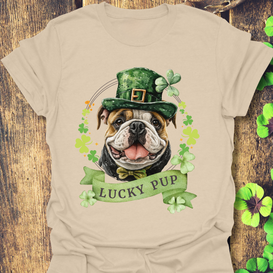 english bulldog lover st. patrick's day shirt