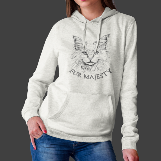 Fur Majesty Hoodie – Regal Comfort for Cat Lovers