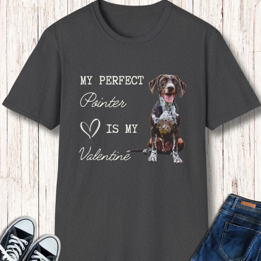 German Shorthaired Pointer valentine tee