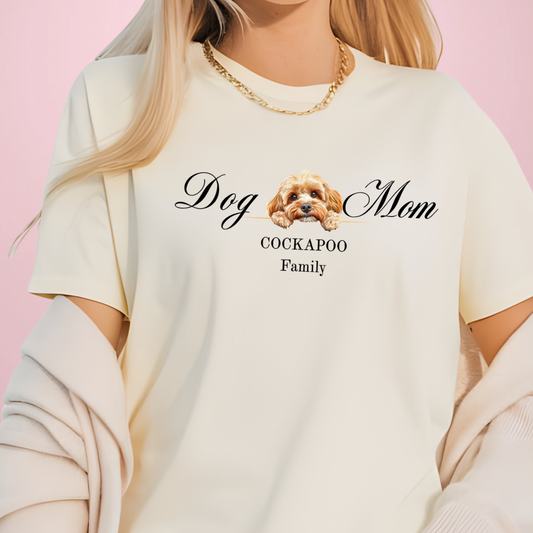 Cockapoo dog mom t-shirt