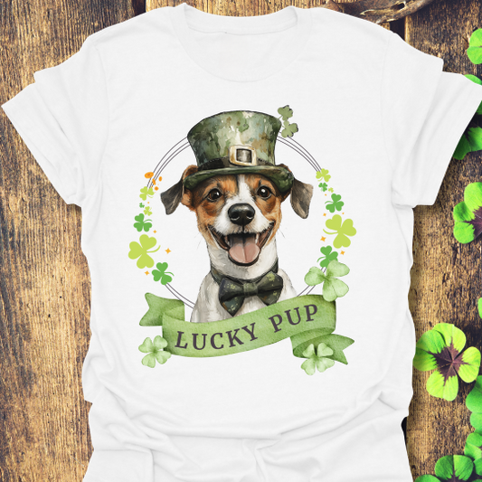 jack russell terrier st. patrick's day shirt