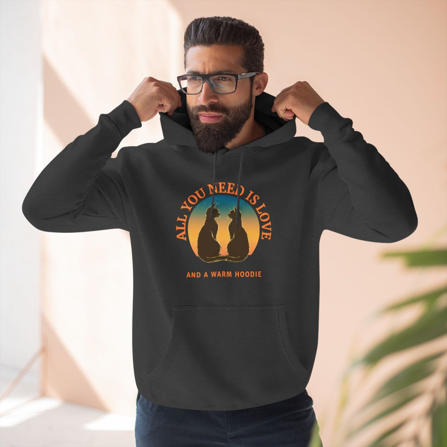 All You Need is Love And A Hoodie - Fleece Hoodie