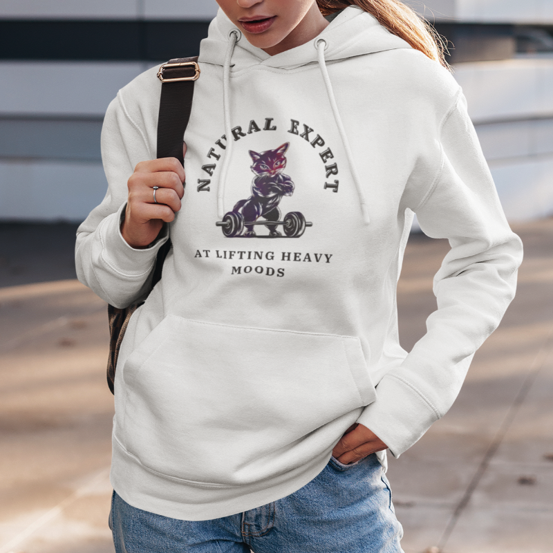 Natural Expert At Lifting Heavy Moods - Fleece Hoodie