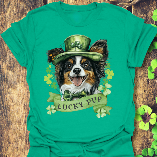 papillon dog lover st. patrick's day shirt