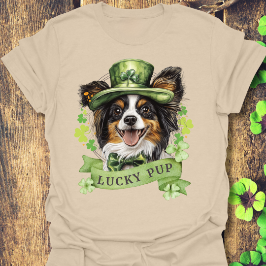 papillon dog lover st. patrick's day shirt