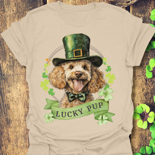 poodle lover st. patrick's day tee