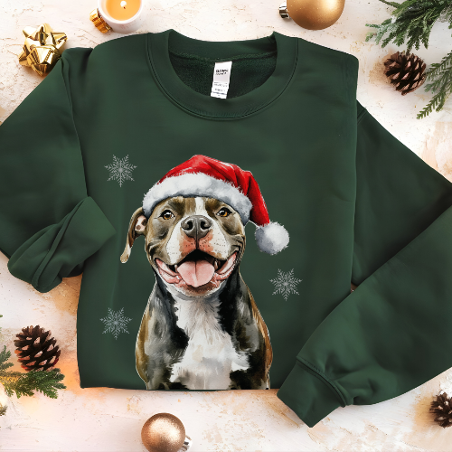 American Pit Bull Terrier Christmas Sweatshirt