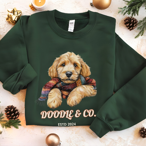 Golden Doodle Sweatshirt – Doodle Co. Estd. 2024