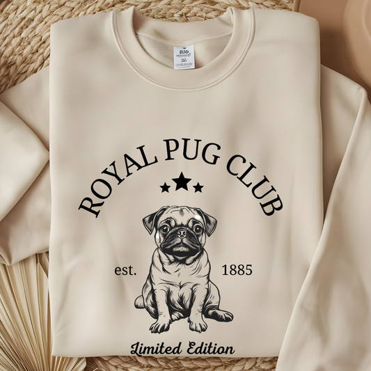 Pug - Royal Pug Club Sweatshirt