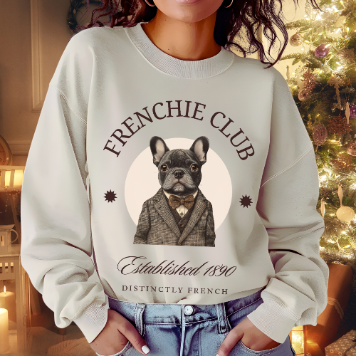 Frenchie Club Sweatshirt – Frenchie Timeless Style