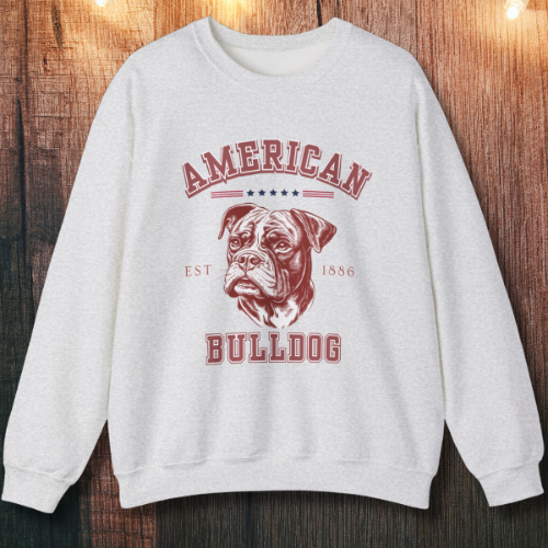 american bulldog sweater ash