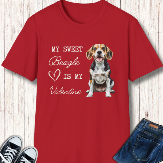 beagle valentine shirt