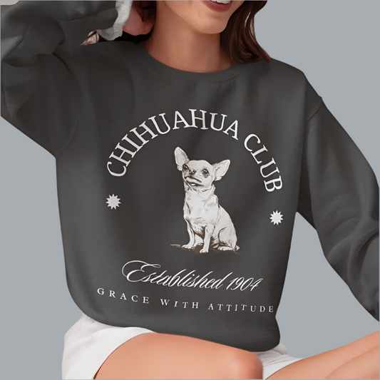 chihuahua club sweater