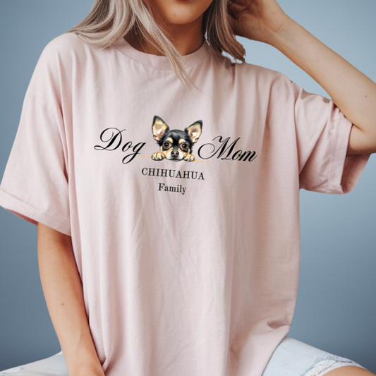 chihuahua mom t-shirt, chihuahua lover gift