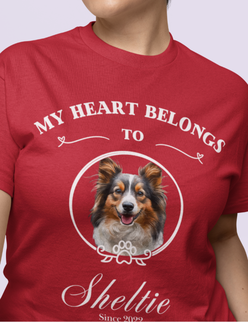 Custom Pet Lover T-shirt - Valentine's Day Gift for Dog Lovers, Cat lovers, Pet Enthusiasts