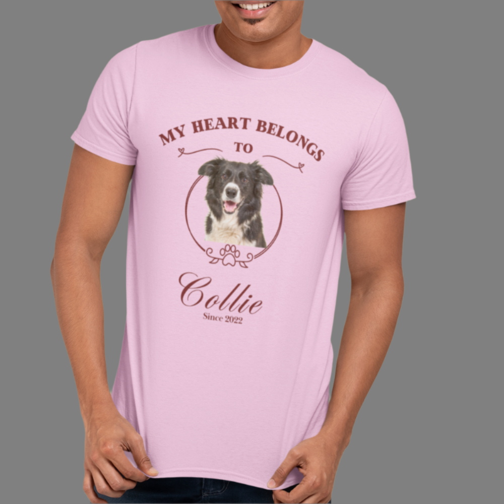 Custom Pet Lover T-shirt - Valentine's Day Gift for Dog Lovers, Cat lovers, Pet Enthusiasts