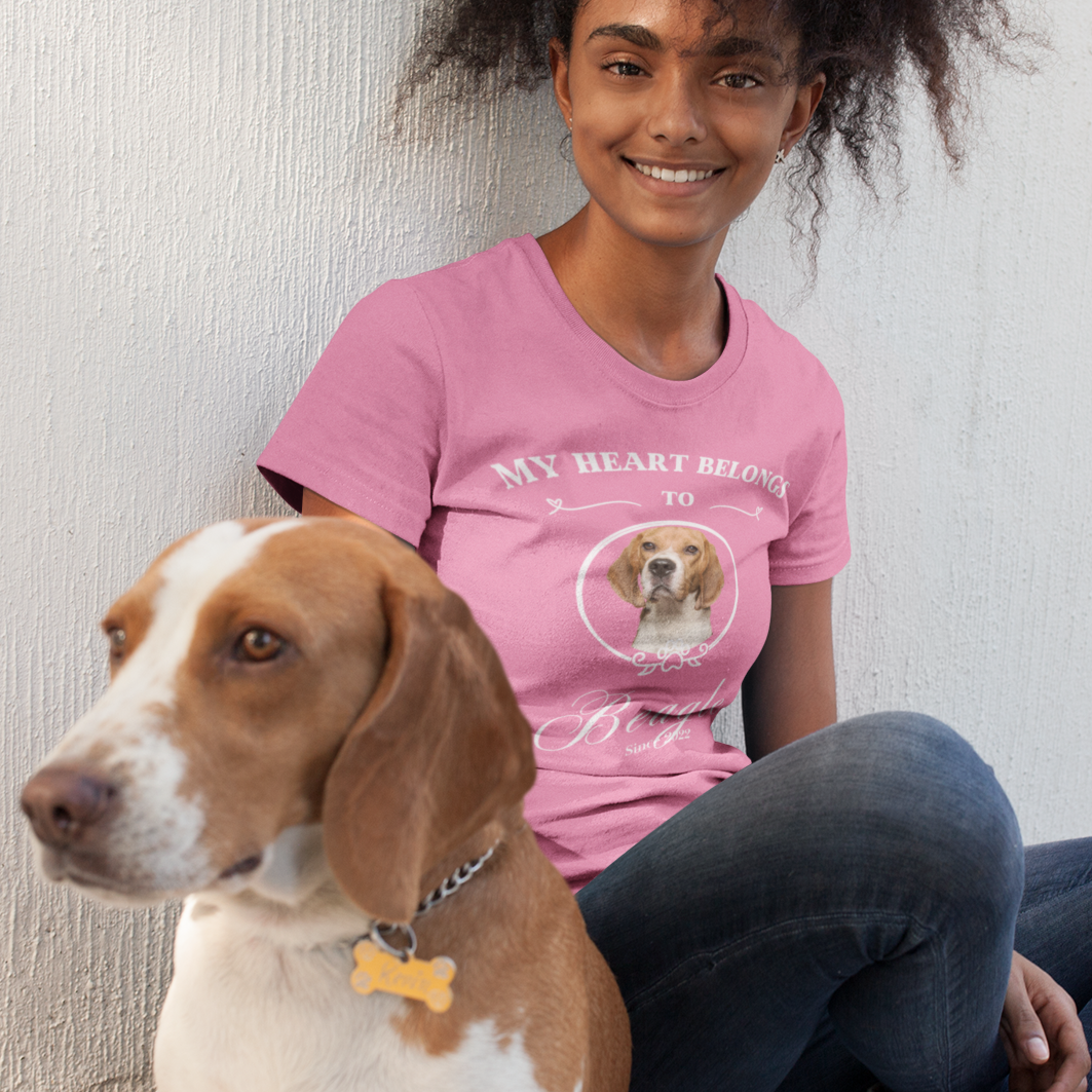 Custom Pet Lover T-shirt - Valentine's Day Gift for Dog Lovers, Cat lovers, Pet Enthusiasts