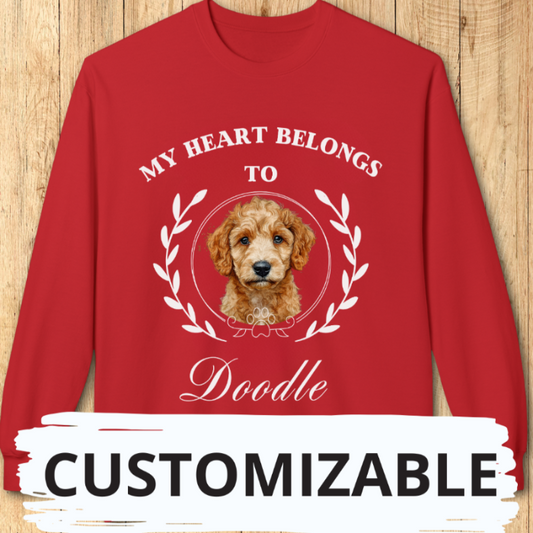 Fully Customizable Pet Lover Sweater – My Heart Belongs to You